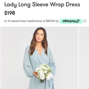 Show Me Your Mumu Silver Sage Long Sleeve Wrap